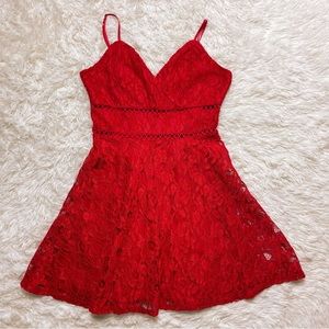 Beautiful Red Lace Dress ❤️❤️